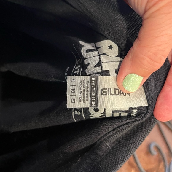 Ripple Junction Black Long Sleeve Tee with Colorful Graphic - Picture 5 of 8